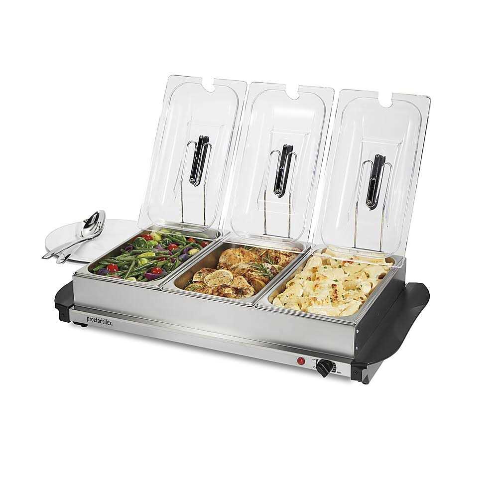 Proctor Silex Triple Buffet Server