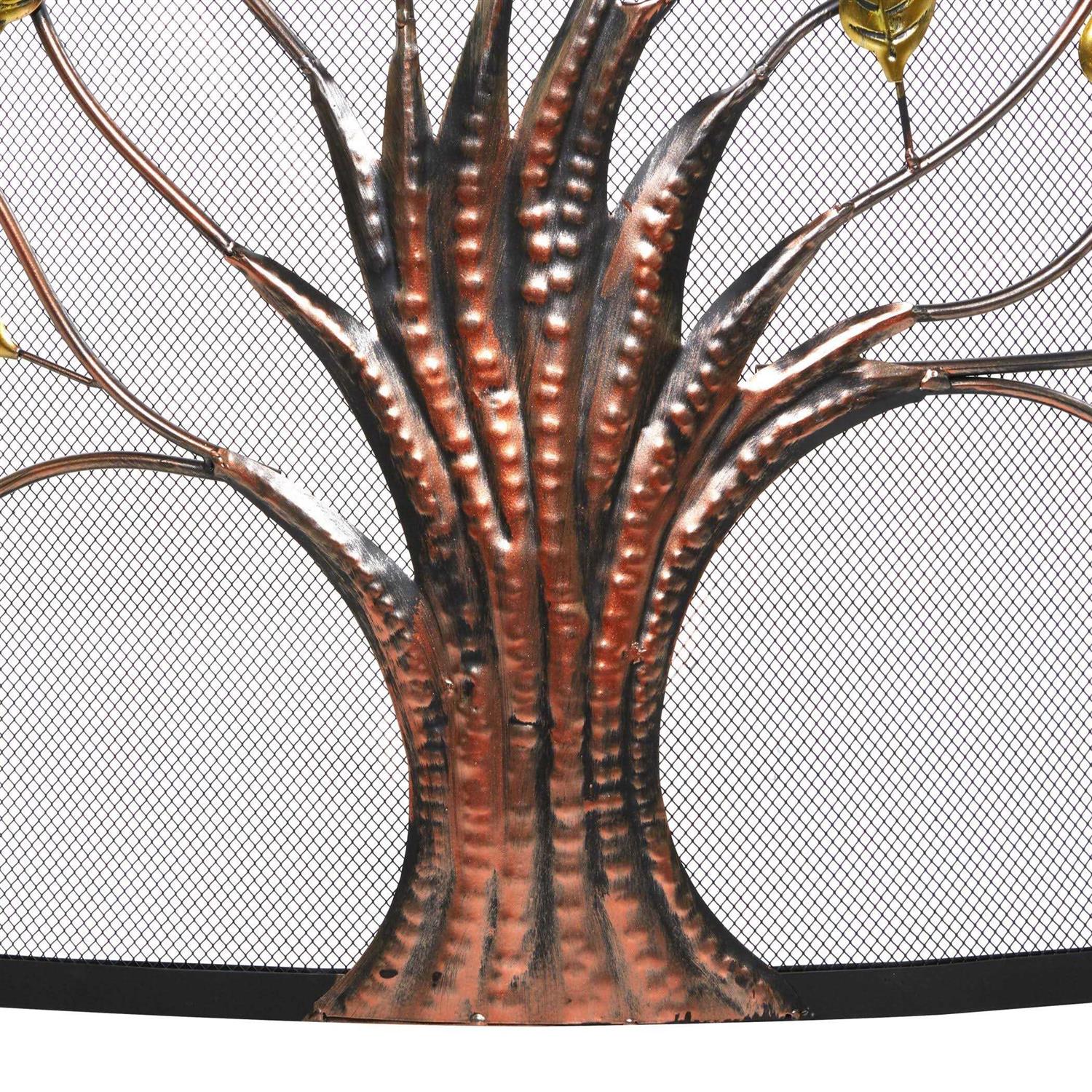 Monroe Lane Farmhouse Metal Fireplace Screen