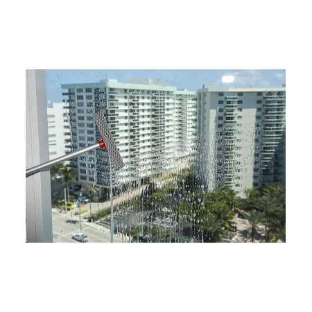 Dsv Standard Professional Window Squeegee 2-in-1 Window Cleaner Sponge and Soft Rubber Strip with Telescopic Extension Pole 20