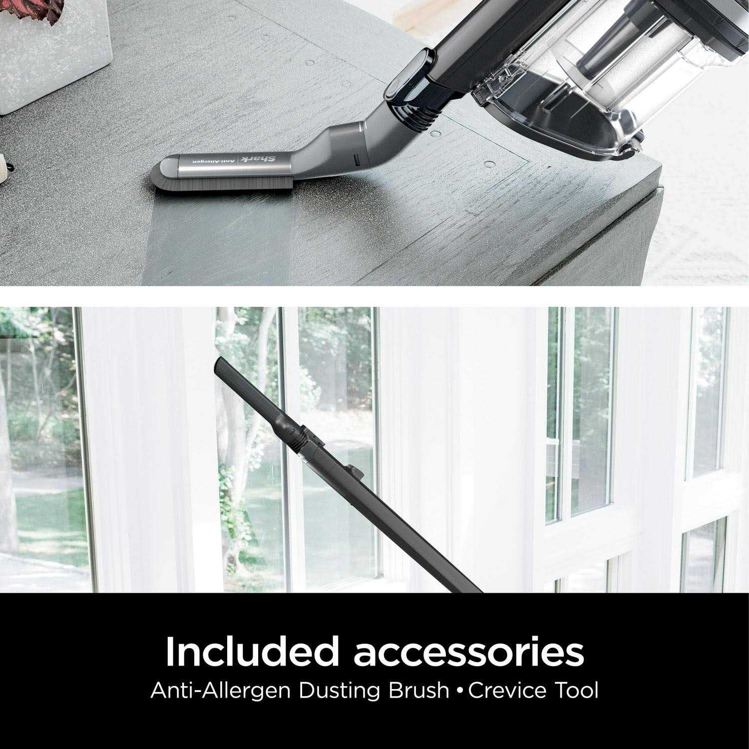 Shark Cordless Pro Stick Vacuum Cleaner with Powerfins Brushroll Crevice Tool & Dusting Brush Included WZ531H