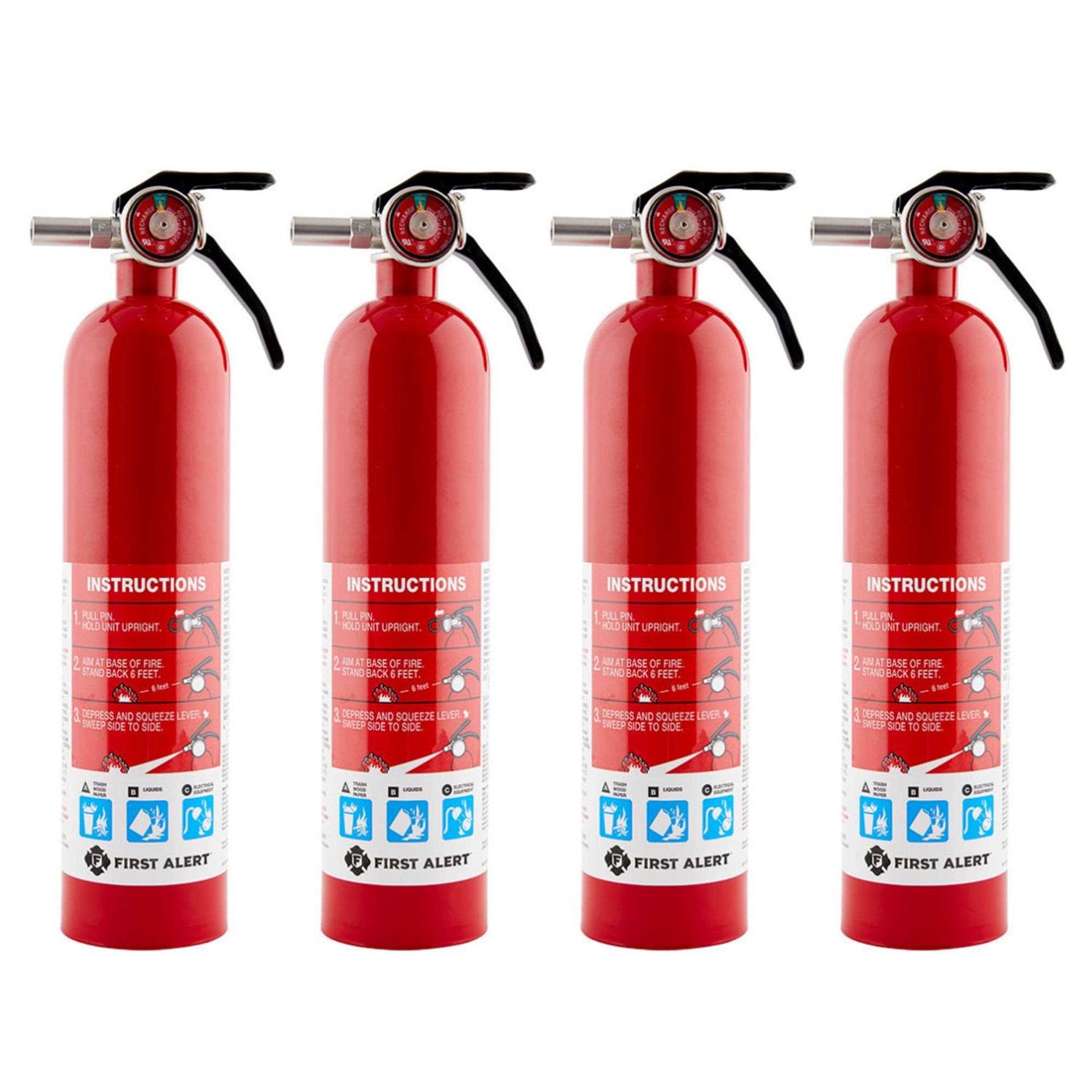 First Alert Home Fire Extinguisher Rated 1-A 10-b C