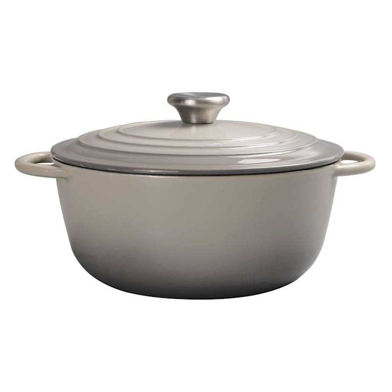 At Home Enameled Cast Iron Dutch Oven