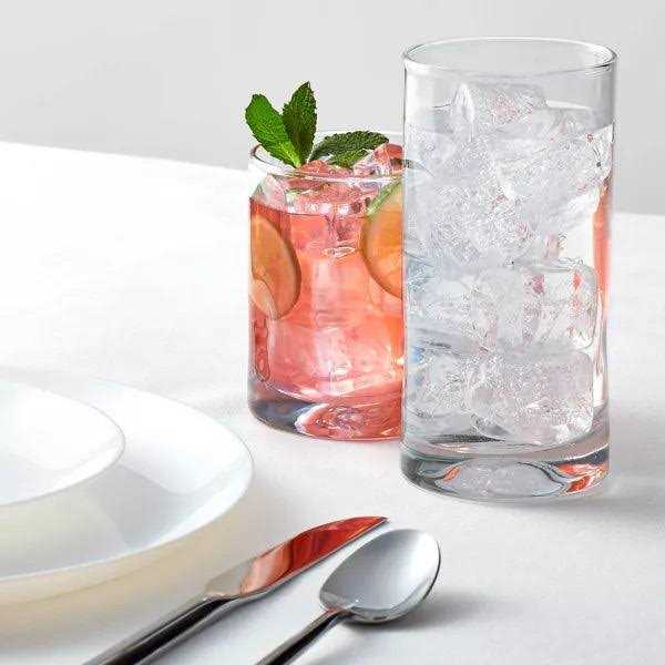 Threshold 12pc Glass Telford Tumbler Set