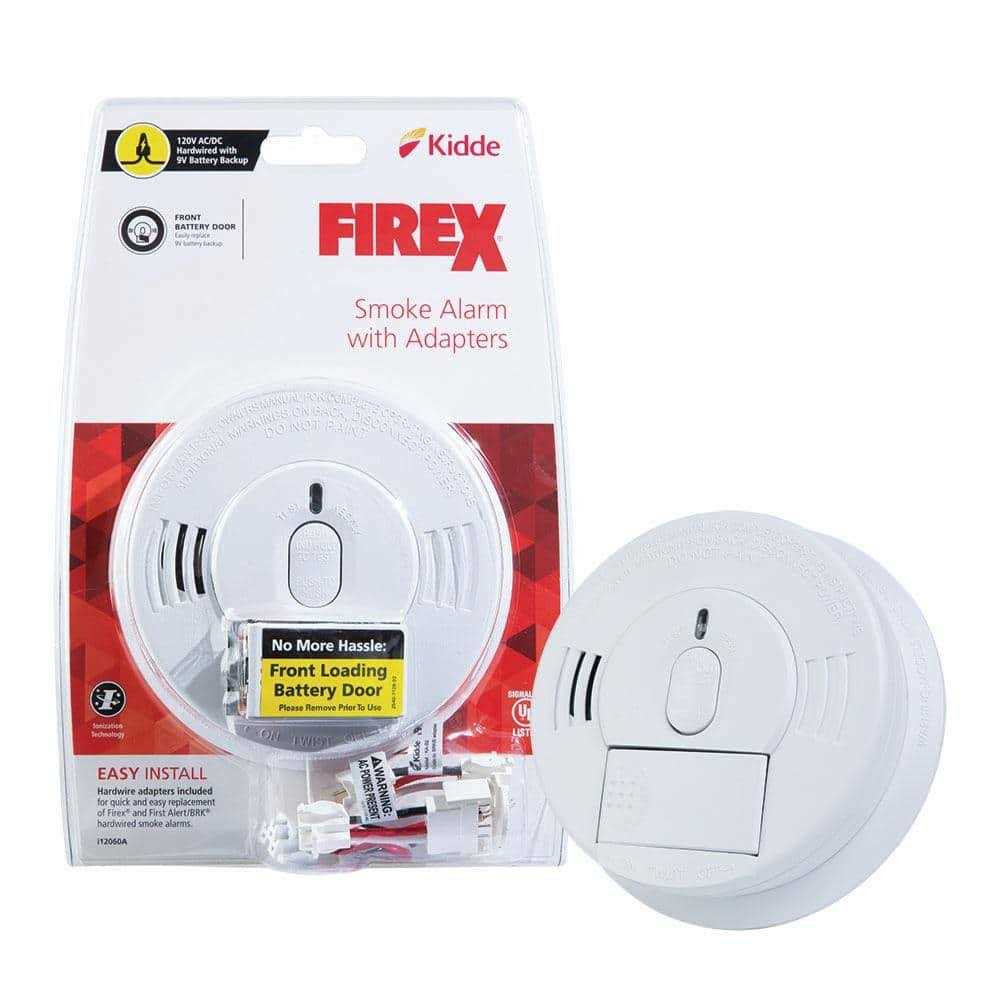 Kidde Smoke Detector Hardwired Smoke Alarm with Battery Backup