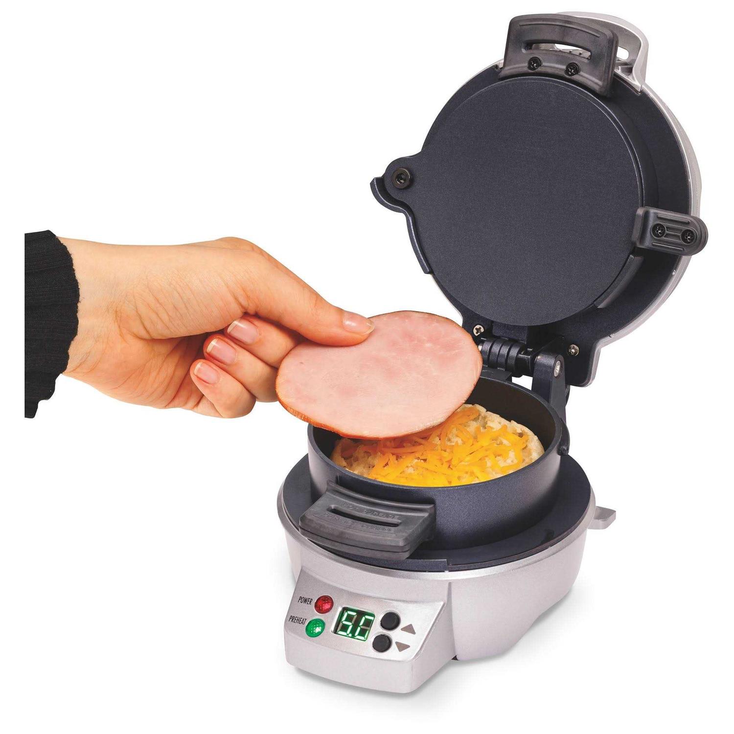Hamilton Beach Breakfast Sandwich Maker with Timer