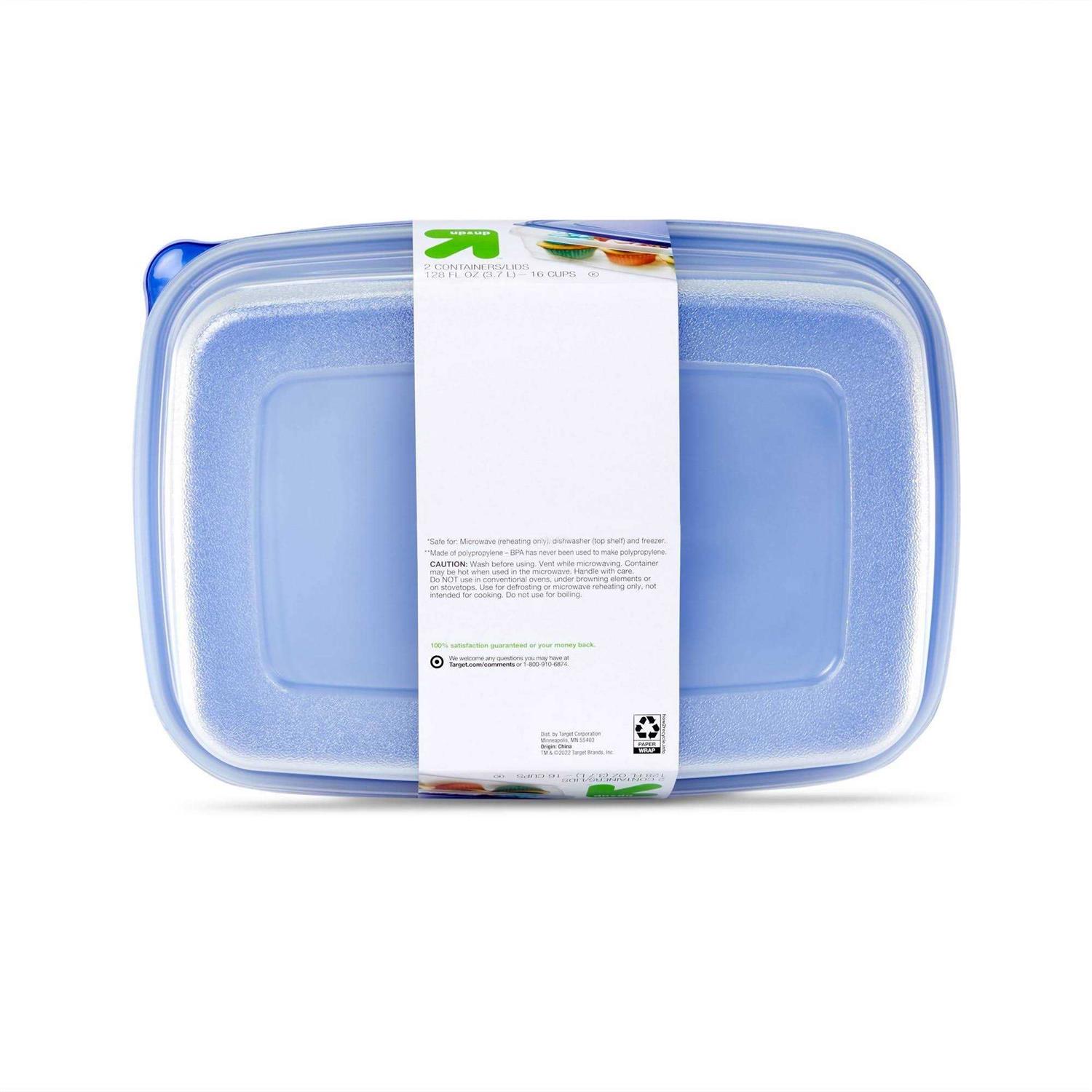 up & up Snap and Store Rectangle Food Storage Container