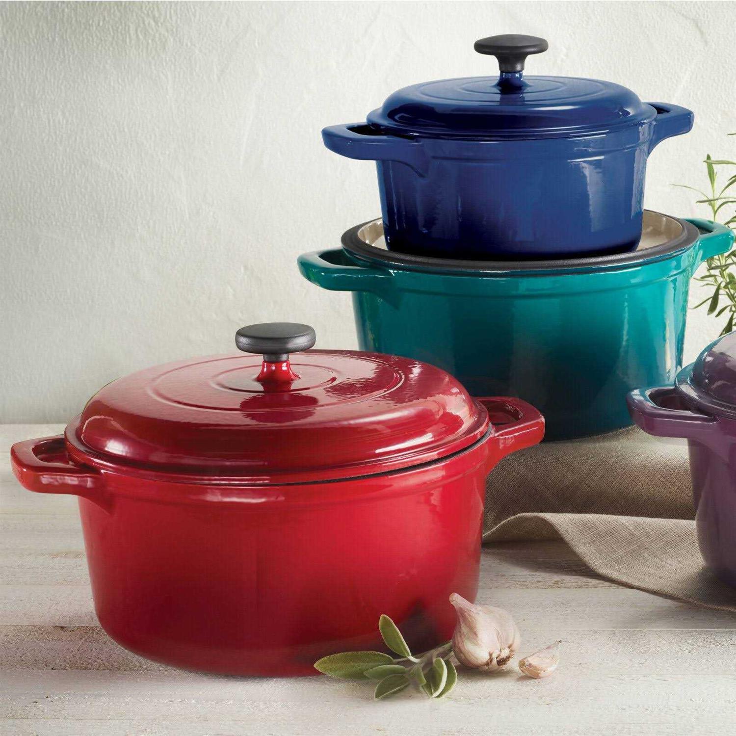 Tramontina Enameled Cast Iron Round Dutch Oven