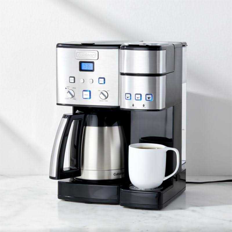 Cuisinart Coffee Center 10-Cup Thermal Coffeemaker and Single Serve Brewer
