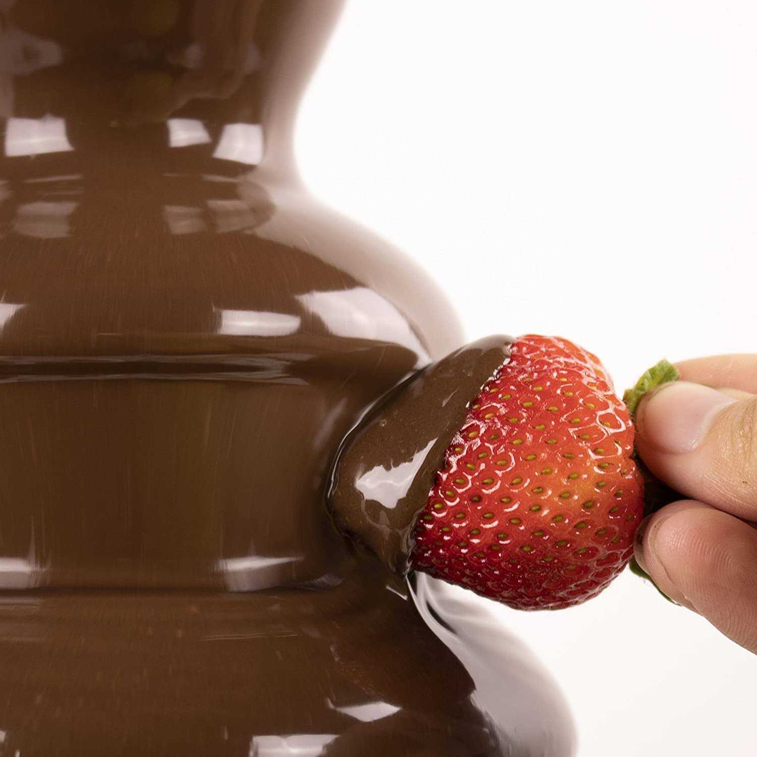 Nostalgia 4-Tier Chocolate Fondue Fountain