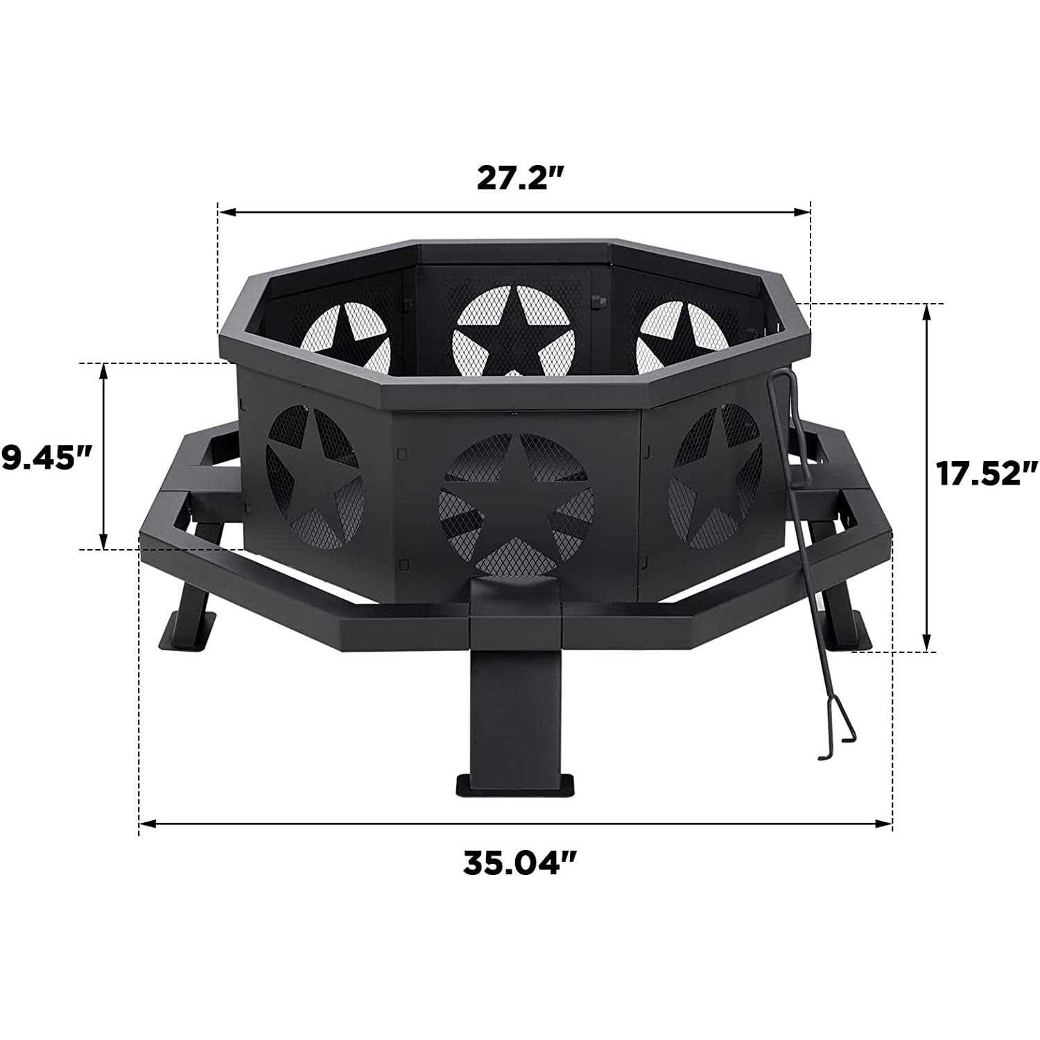 Fissfire 35 inch Fire Pit