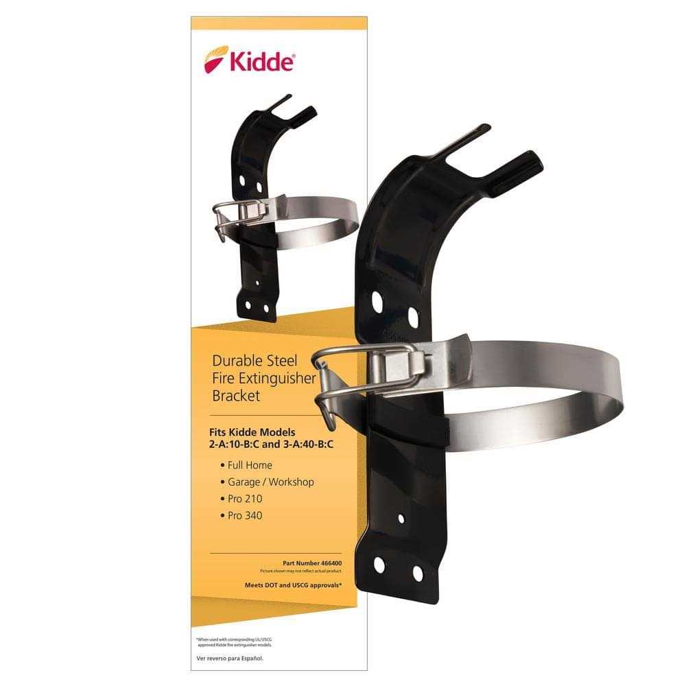 Kidde Multiple Use Fire Extinguisher Mount for 4 and 5 lb. A:B:C Fire Extinguishers 21010545