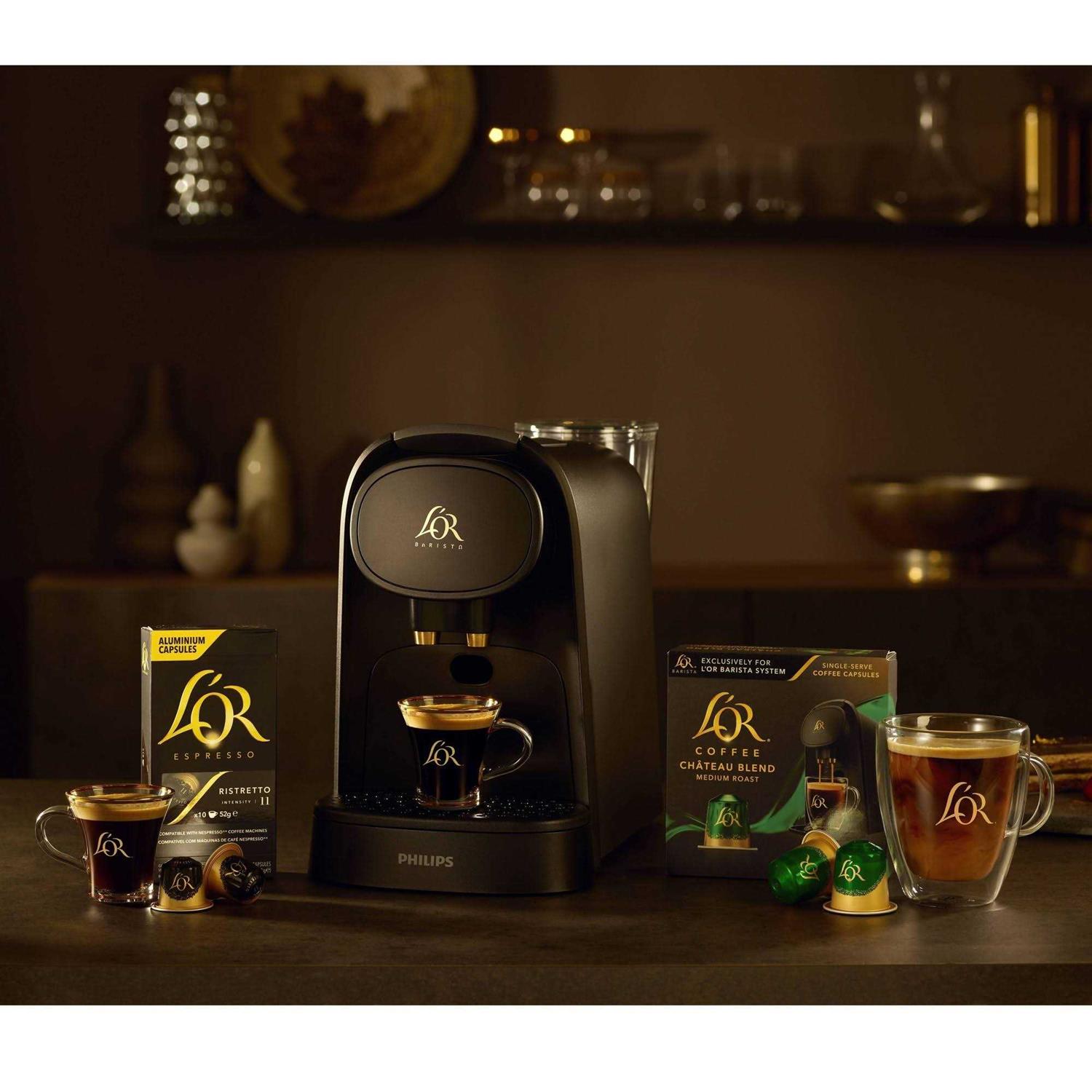 L’OR Barista System Coffee and Espresso Machine Combo by Philips