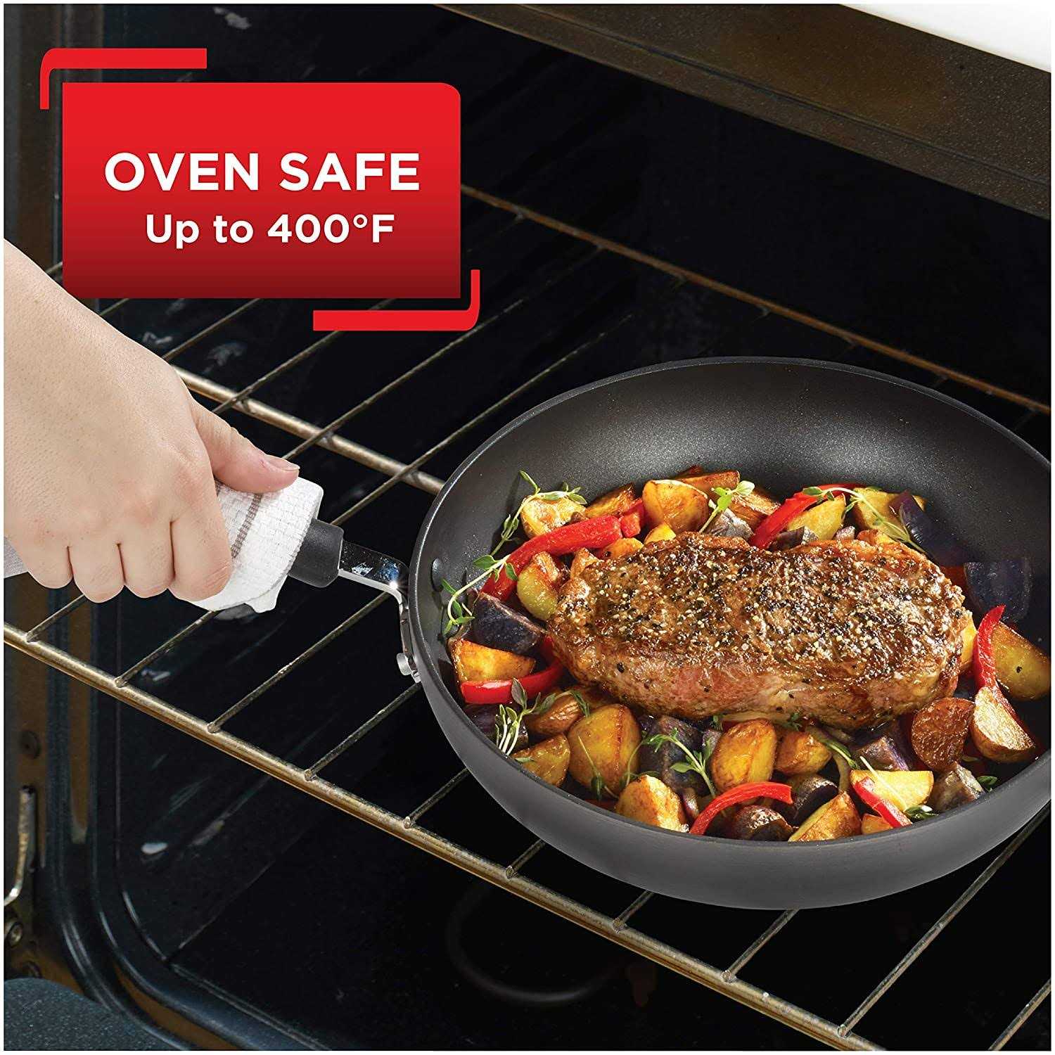 T-fal E765SH Ultimate Hard Anodized Nonstick 17 Piece Cookware Set