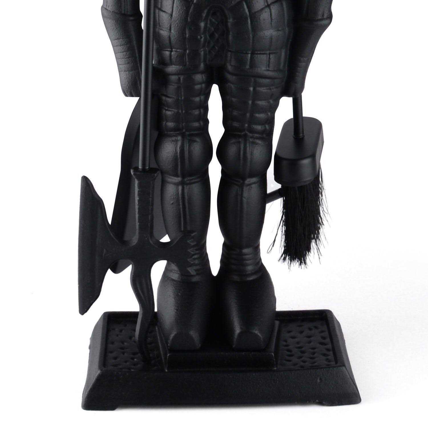 LIZH LIZH METALWORK Lizh Metalwork Dark Knight Fireplace Tool Set