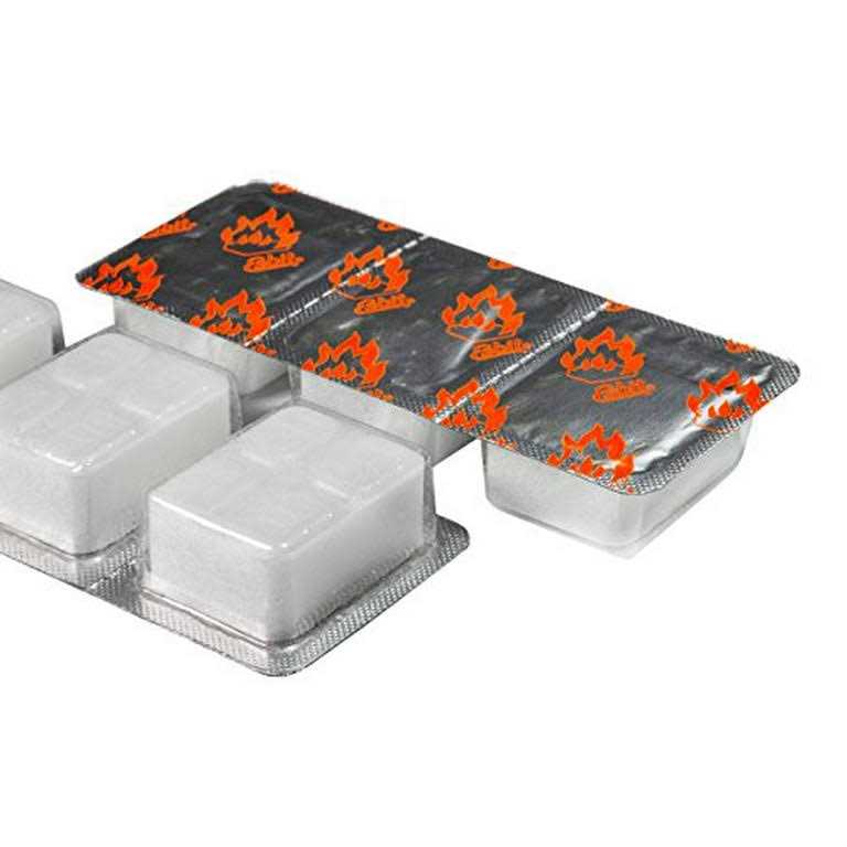 Esbit 1300-Degree Smokeless Solid 14g Fuel Tablets for Backpacking, Camping, and Emergency Prep