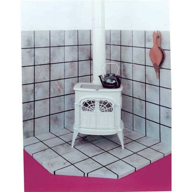 R-CO Grey Tile 24 in. x 48 in. Stove Board MI2212644