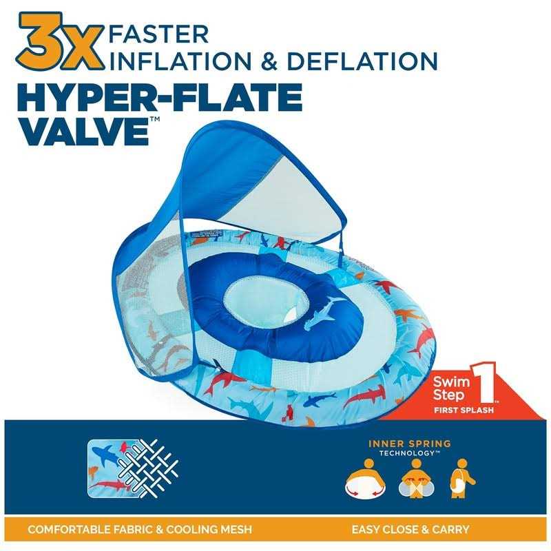 Swimways Baby Spring Float Canopy Sun