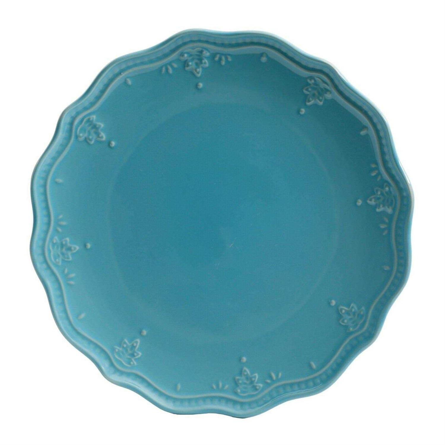 The Pioneer Woman Farmhouse Lace 12-Piece Dinnerware Set