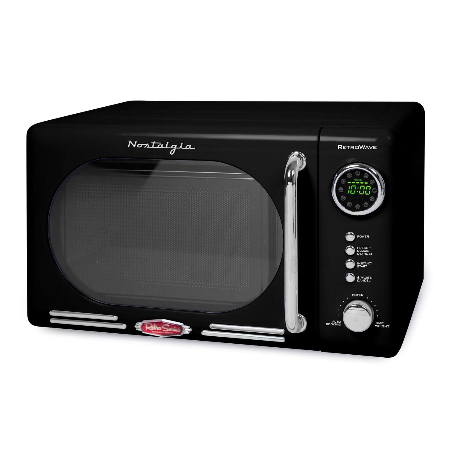 Nostalgia Retro 0.7 700-Watt Countertop Microwave Oven