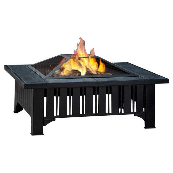 Real Flame Lafayette Wood Burning Fire Pit