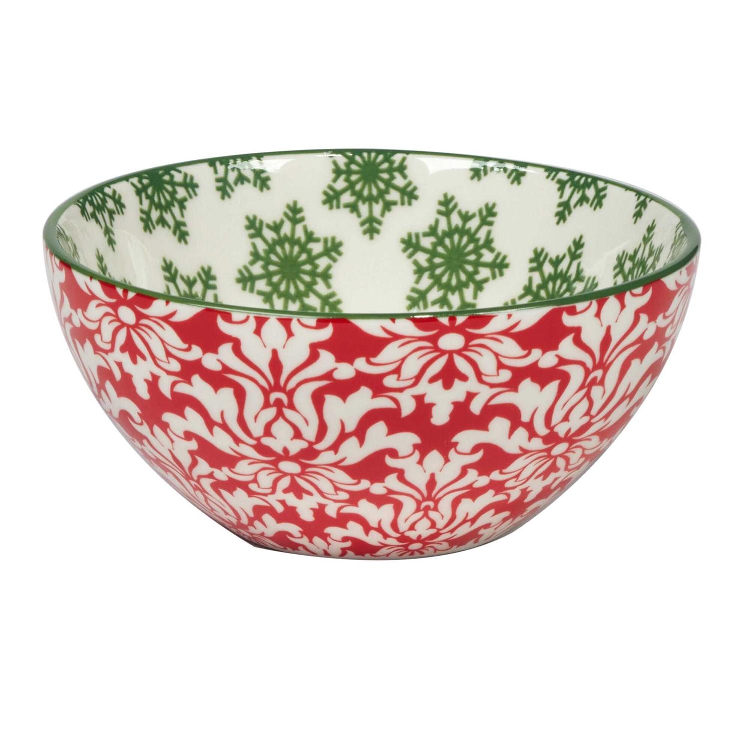 Certified International Set of 6 Winter Medley All Purpose Bowls