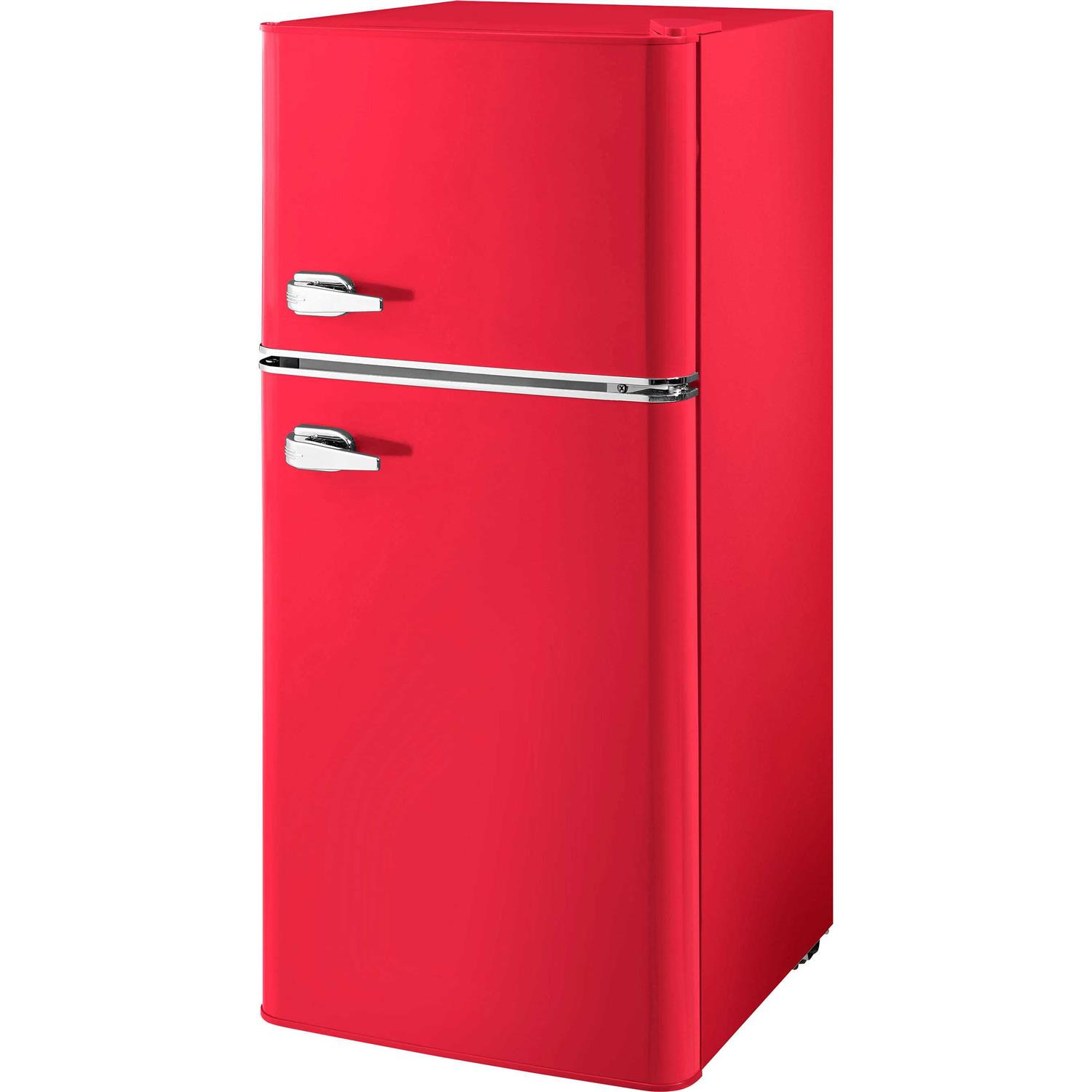 Insignia 4.5 Cu. Ft. Retro Mini Fridge with Top Freezer