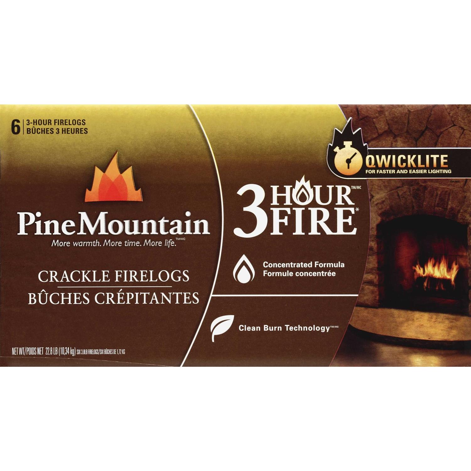 Pine Mountain 3 Hour Crackle Log