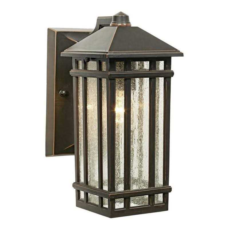 Kathy Ireland J du J Sierra Craftsman 10×22 High Bronze Outdoor Wall Light