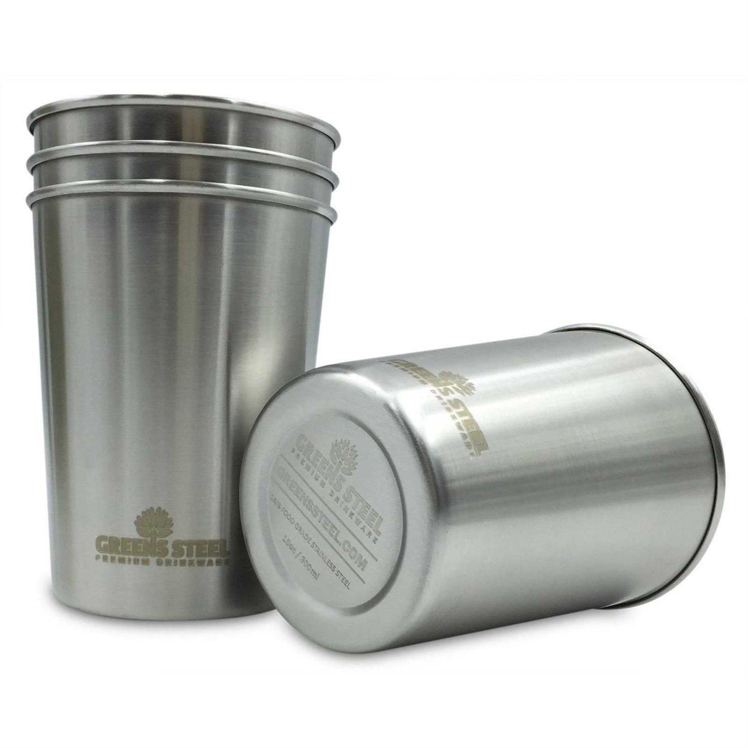 Greens Steel Stainless Steel Cups Tumbler