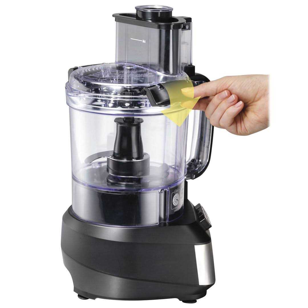 Hamilton Beach 12 Cup Stack and Snap Food Processor