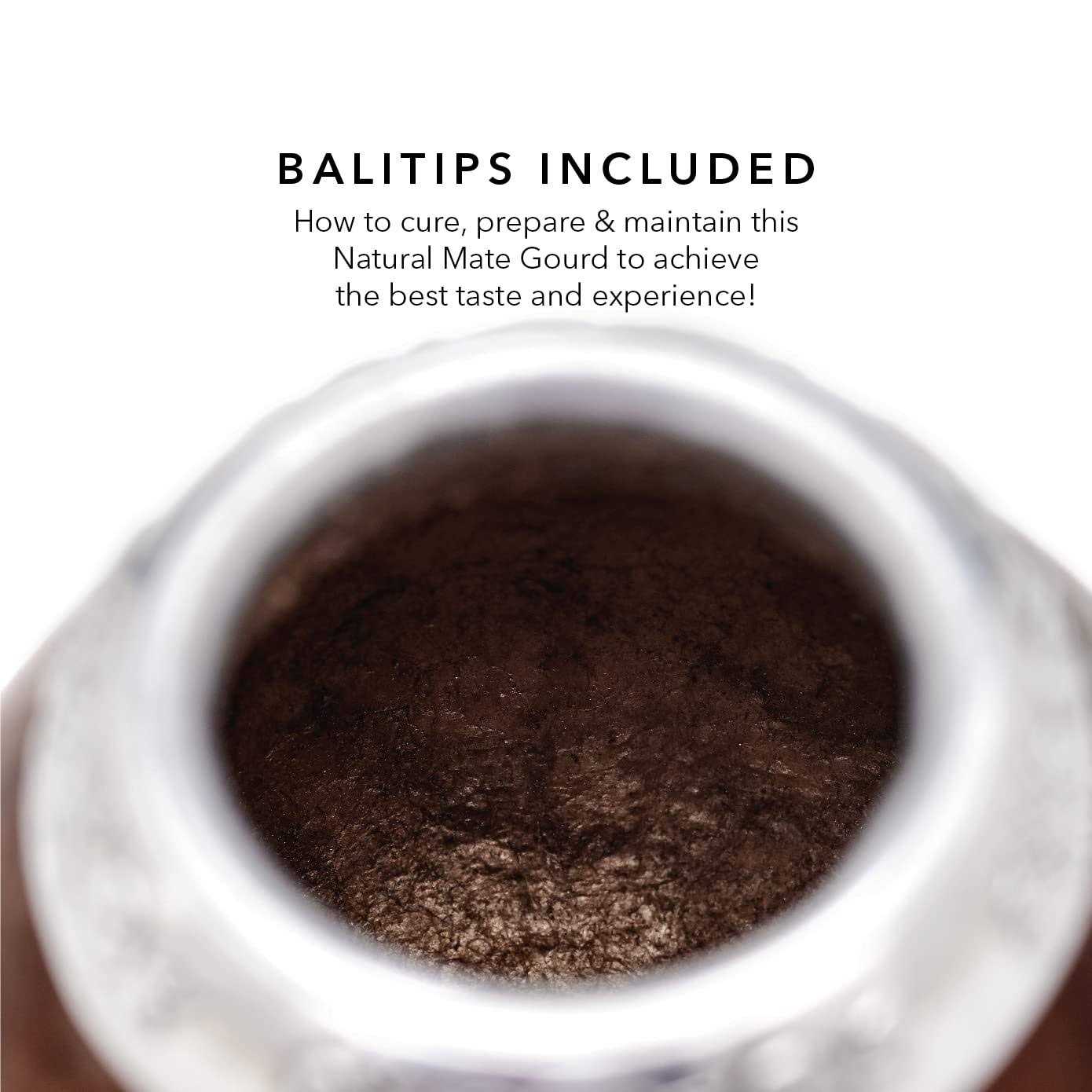 Balibetov Yerba Mate Gourd Set Includes Mate Tea Cup, Bombilla and Clean