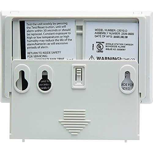Kidde C3010D Carbon Monoxide Alarm with Digital Display