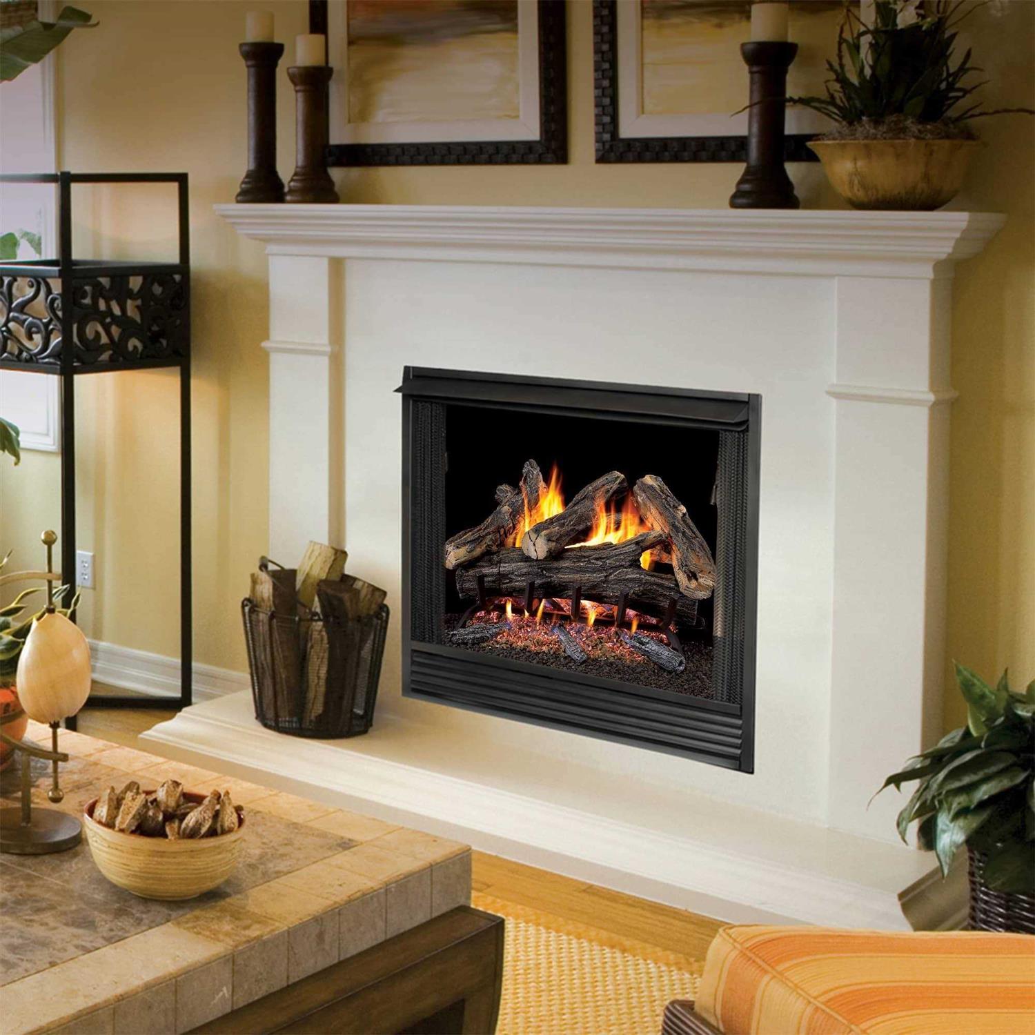 Heating Fireplace B Vent Natural Gas Log ProCom