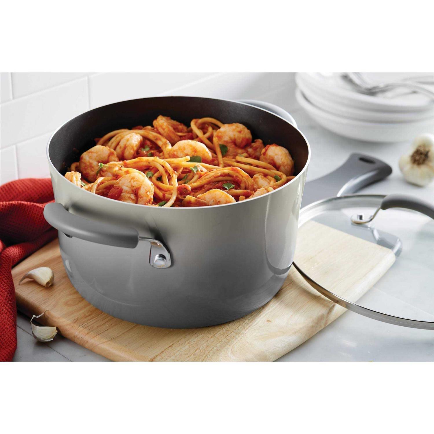 Rachael Ray 6 qt Create Delicious Aluminum Nonstick Stockpot