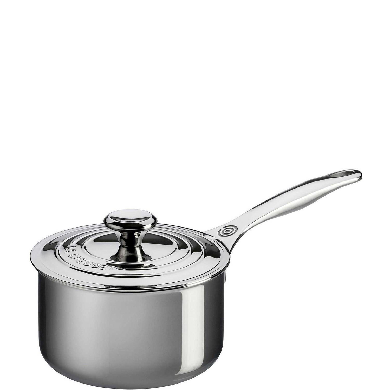 Le Creuset Stainless Steel Saucepan with Lid