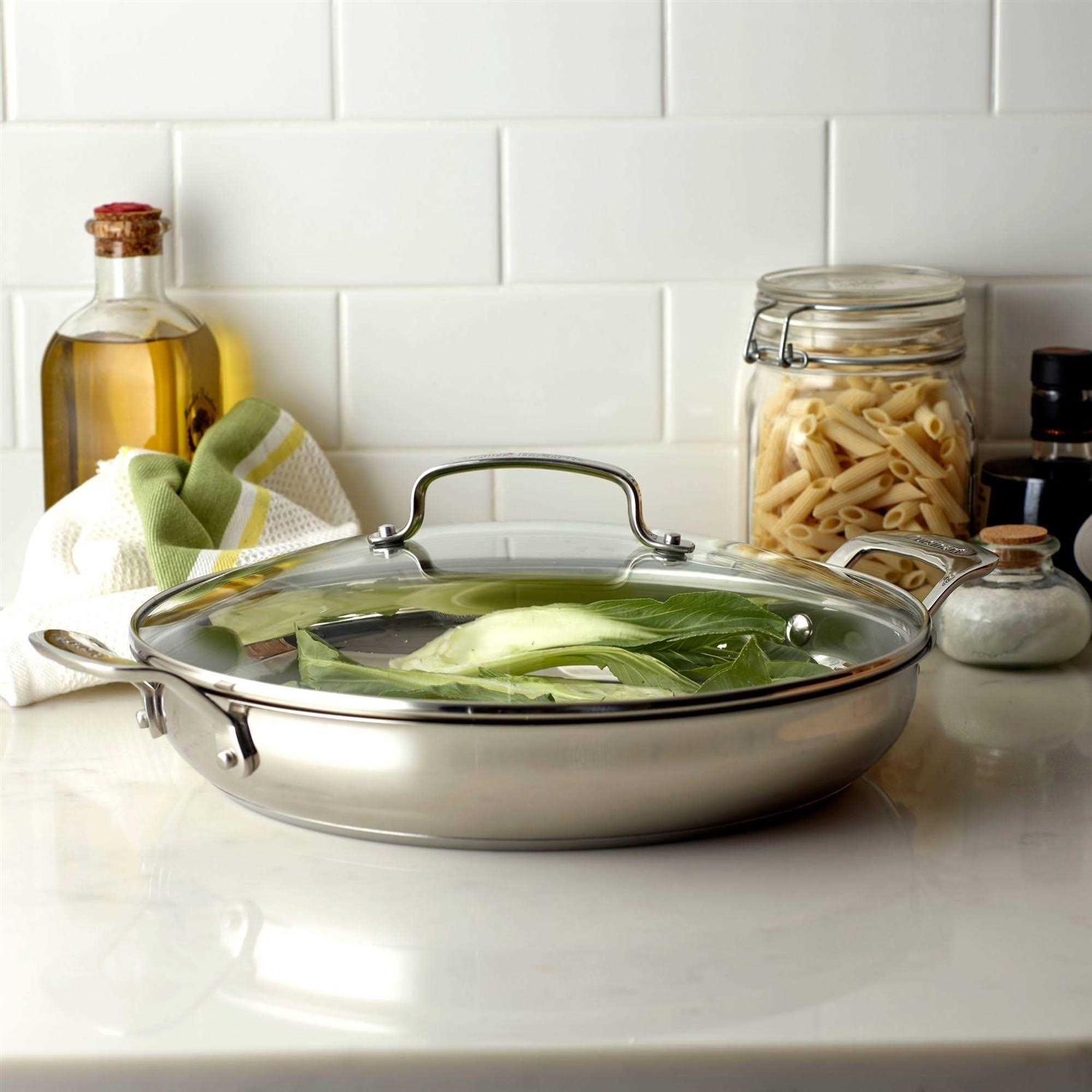 Cuisinart Classic 12 Stainless Steel Everyday Pan with Cover