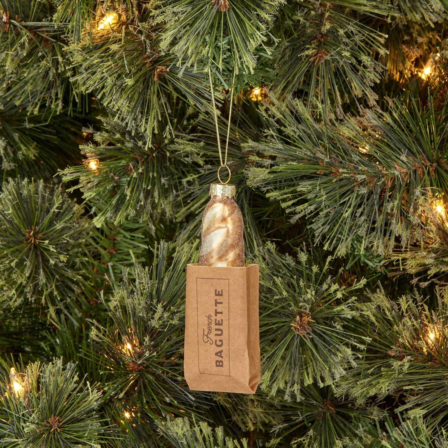 Wondershop Glass French Baguette Christmas Tree Ornament