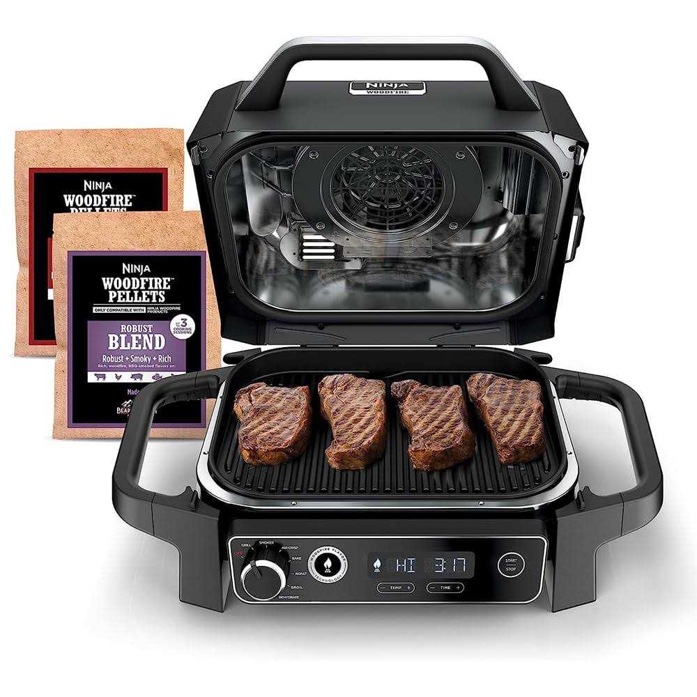 Ninja Woodfire Outdoor Grill & Smoker 7-in-1 Master Grill