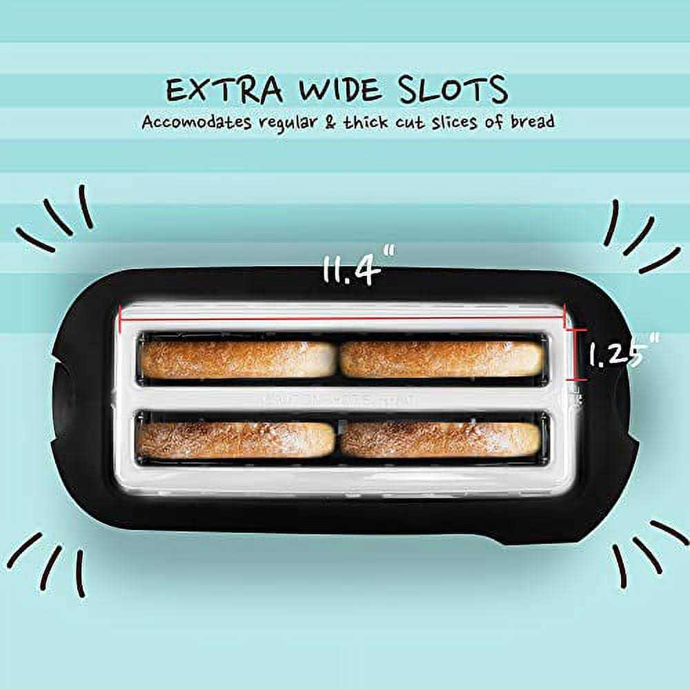Elite Gourmet 4-Slice Long Slot Toaster