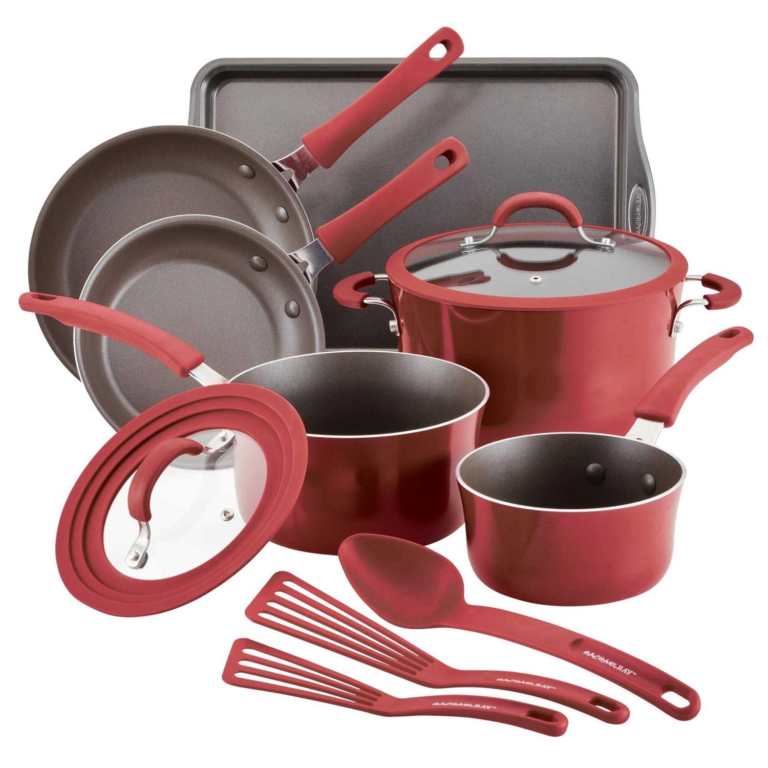 Rachael Ray Cook + Create Nonstick Cookware Set
