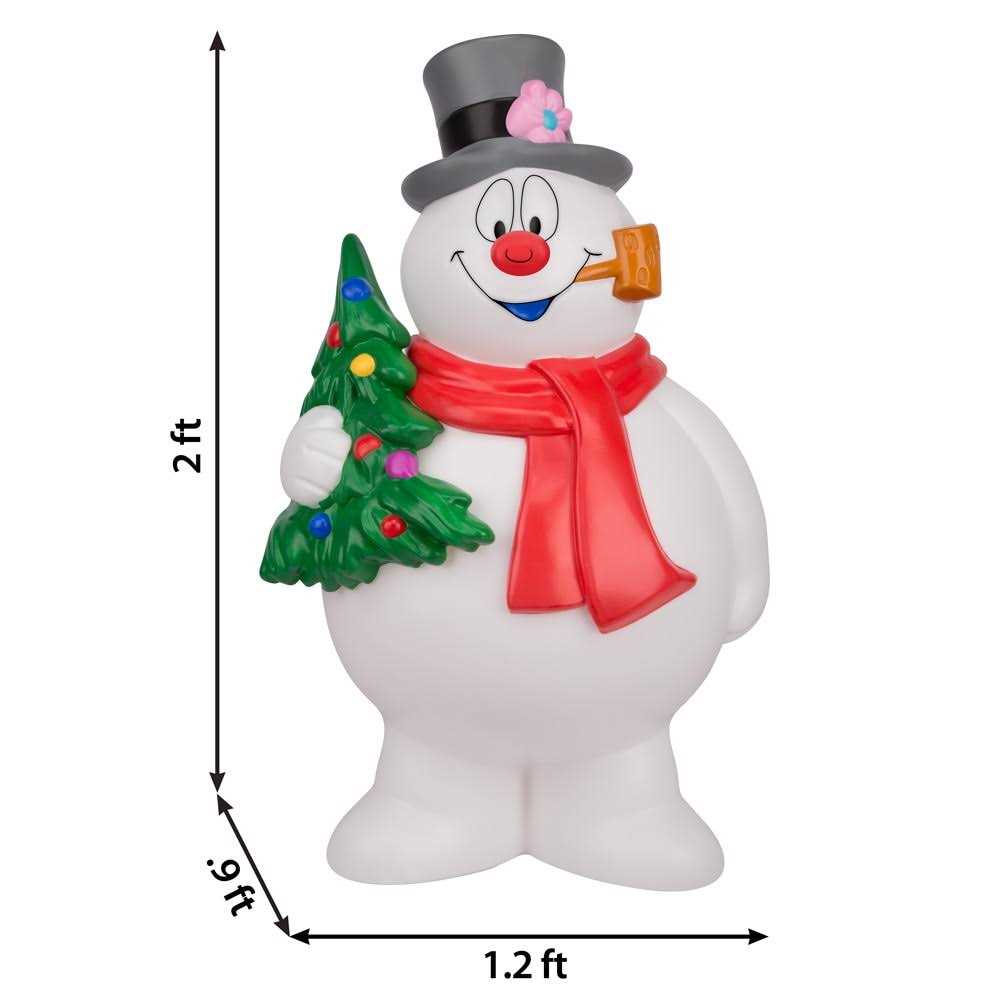 Warner Brothers Frosty The Snowman 23.82-in Licensed Door Decoration with White LED Lights 882068