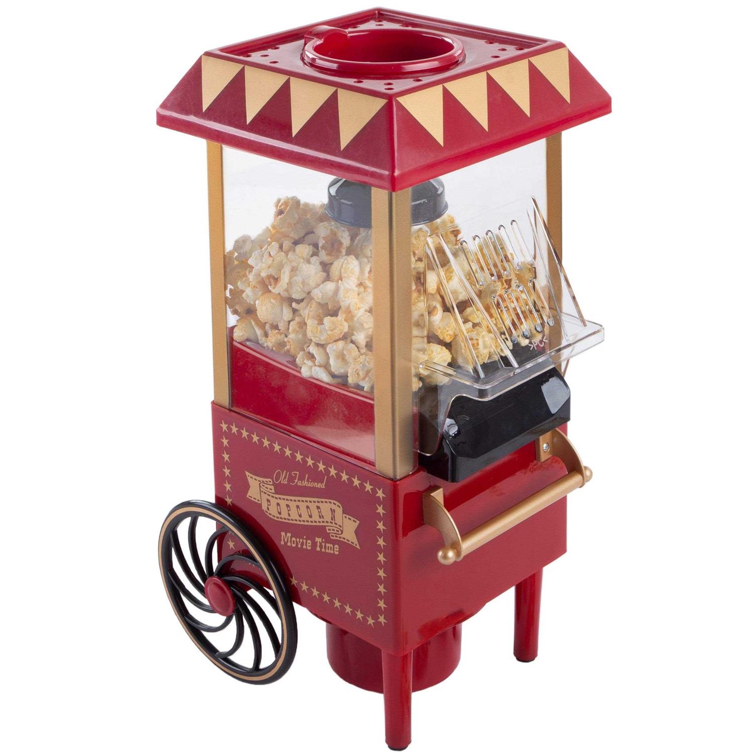 Great Northern Popcorn 6-Cup Capacity Vintage-Style Air Popper Countertop Popcorn Machine
