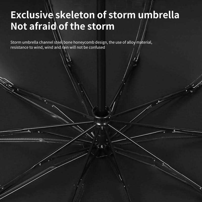 Cloudia Windproof Umbrella Travel Umbrella Easy Compact Folding Reverse Umbrella