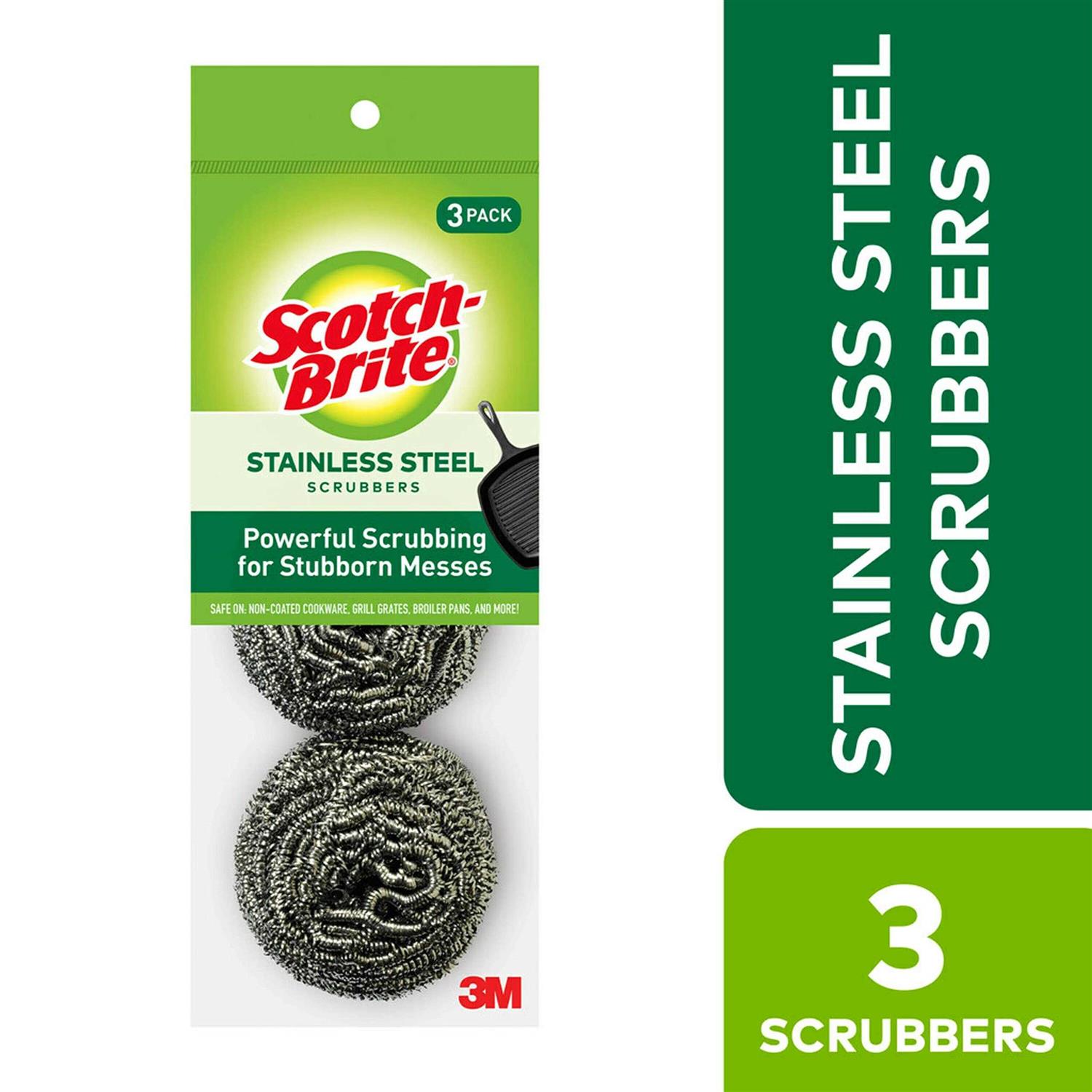 Scotch-Brite Stainless Steel Scouring Pads