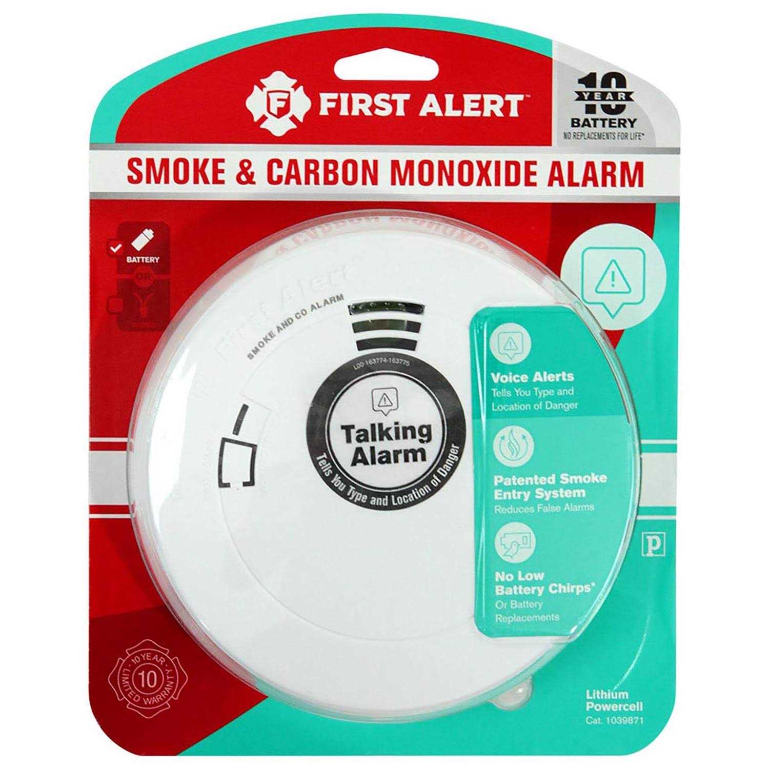 First Alert Photoelectric Smoke and Carbon Monoxide Alarm