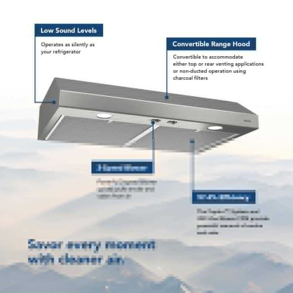Broan BCSD136SS 36 Glacier Range Hood