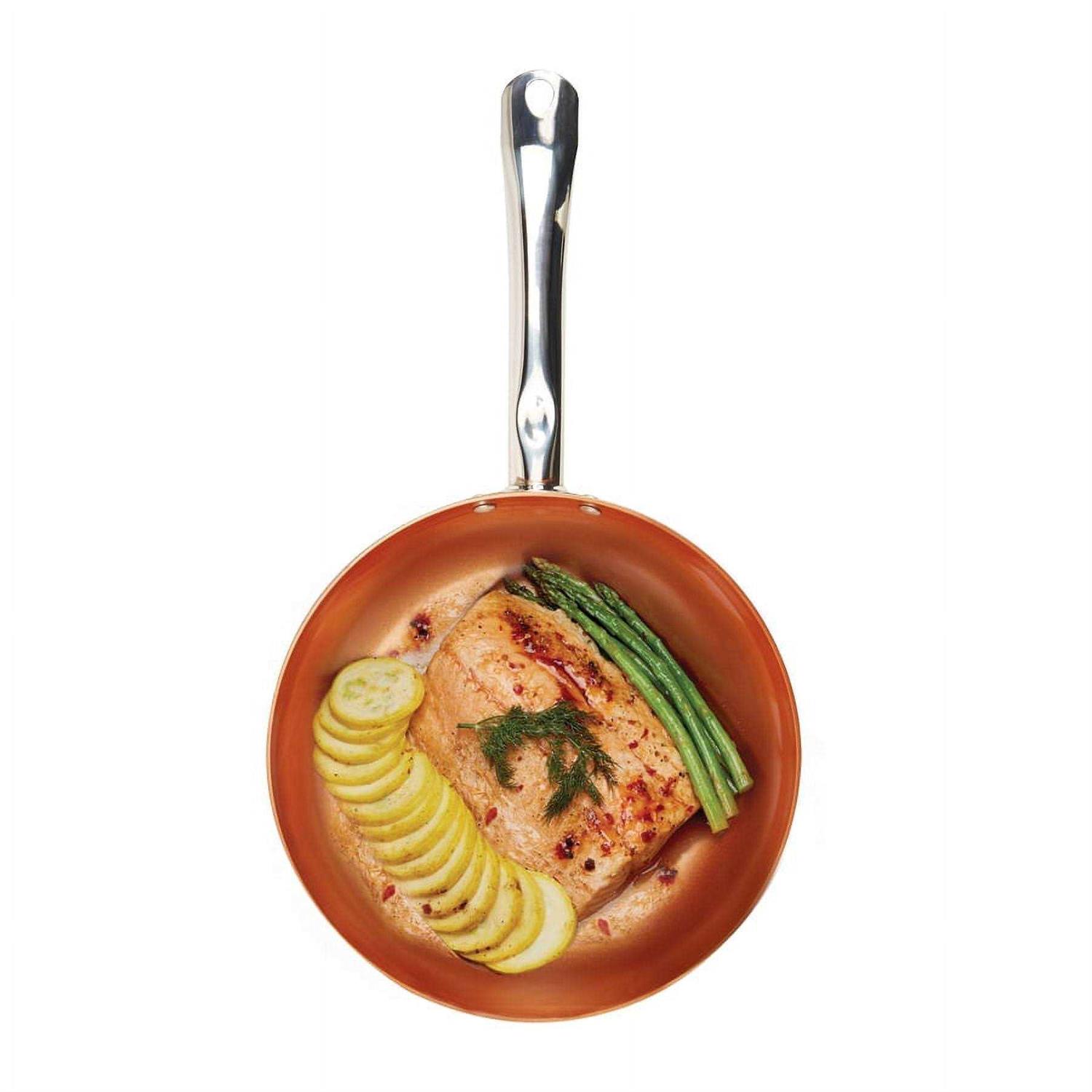 Copper Chef Round Fry Pan with Glass Lid