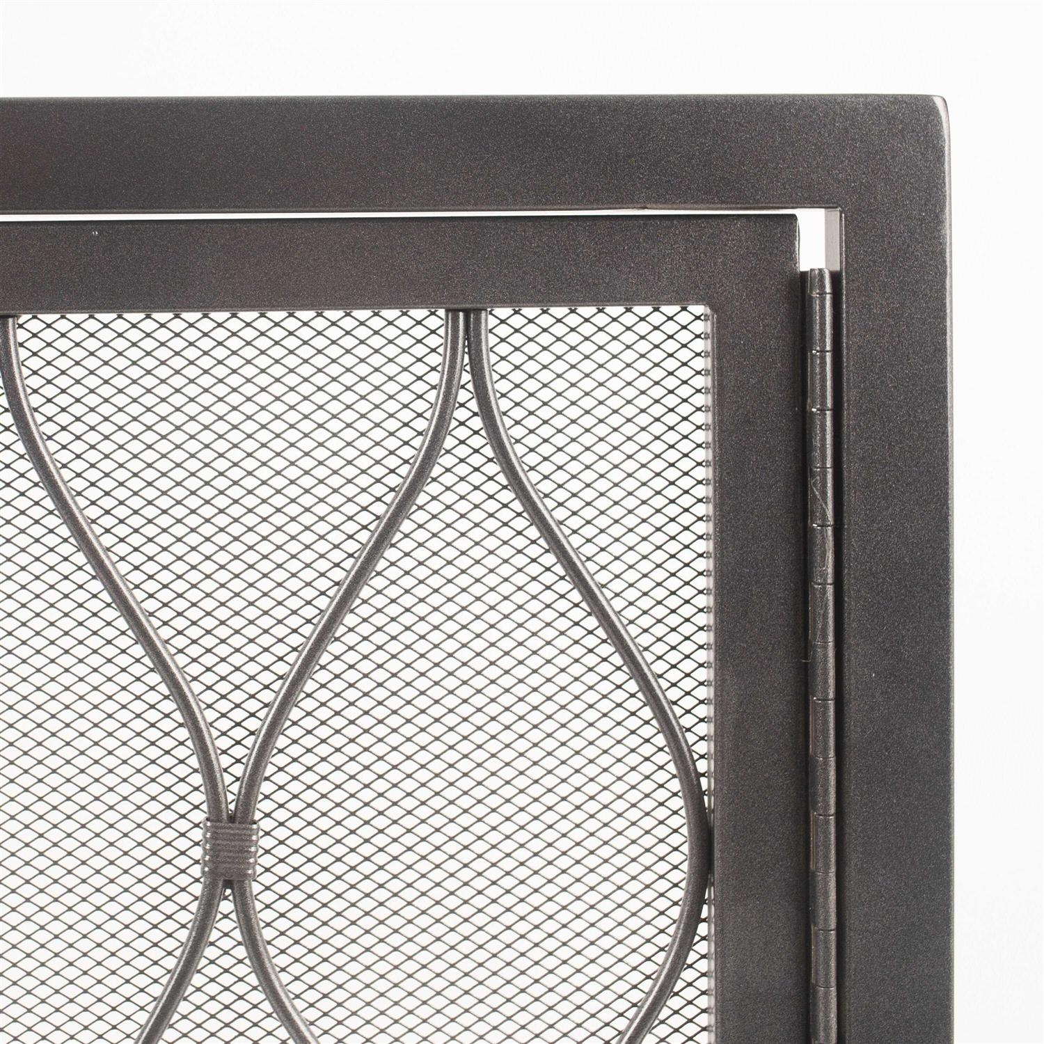 Pleasant Hearth Stonewall Fireplace Screen FA628S