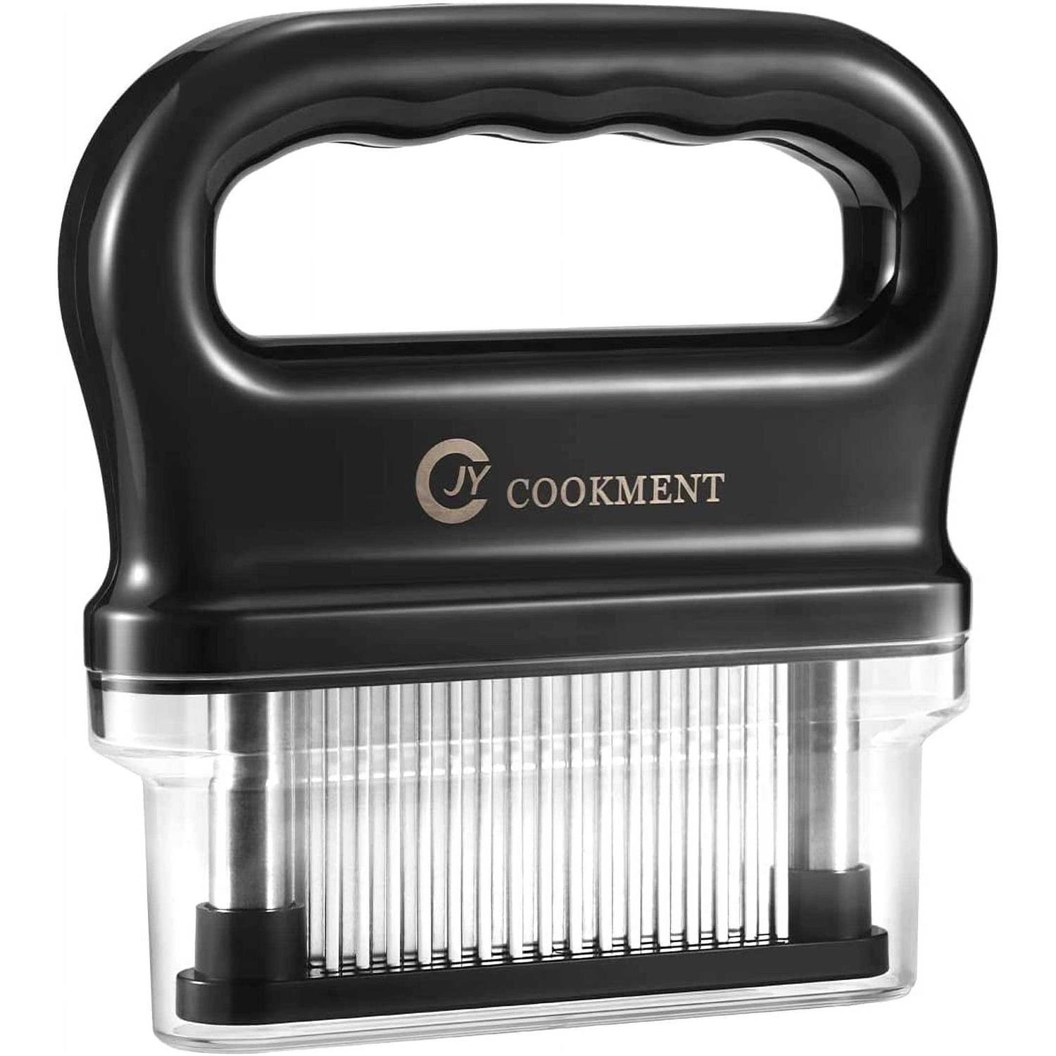 Jy Cookment Meat Tenderizer with 48 Stainless Steel Ultra Sharp Needle Blades
