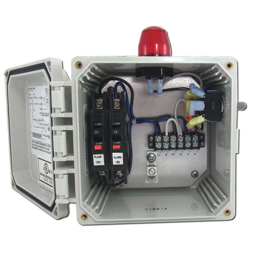 Spi/bio Pump Control Panel with High Water Alarm 50B010 WHAP